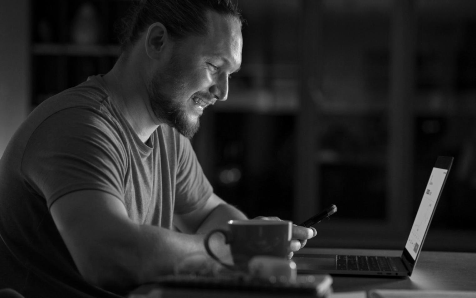 Professional trading setup with charts and market analysis